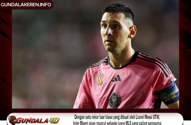 Dengan satu rekor luar biasa yang dibuat oleh Lionel Messi OTW, Inter Miami akan muncul sebagai juara MLS yang paling sempurna.