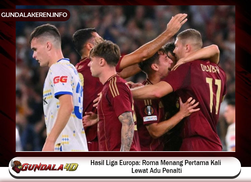 Hasil Liga Europa: Roma Menang Pertama Kali Lewat Adu Penalti