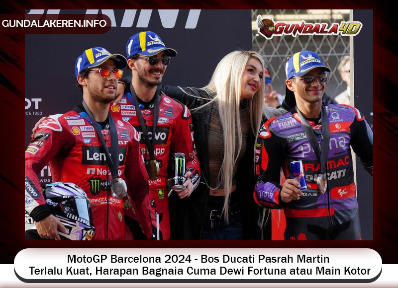 Manajer Tim Ducati Lenovo, Davide Tardozzi, kembali mengakui bahwa sangat sulit untuk melihat Francesco Bagnaia merebut gelar juara dunia