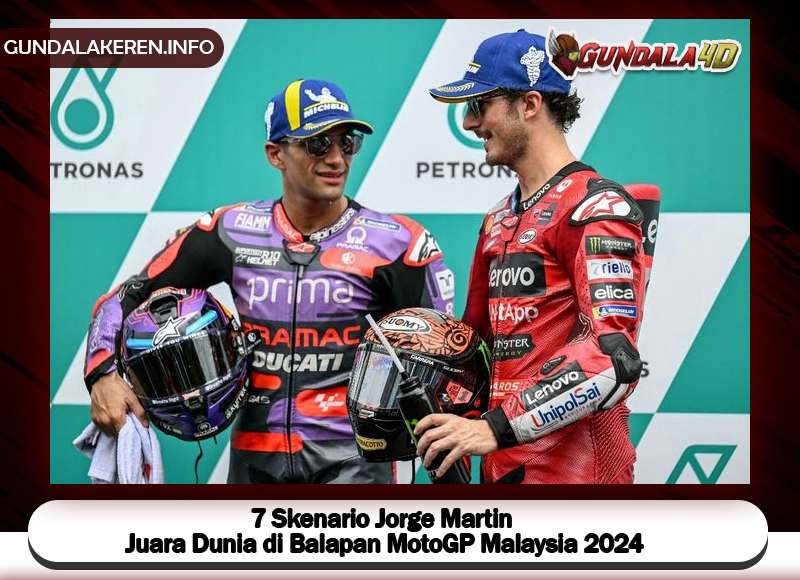 Pembalap Prima Pramac, Jorge Martin, mendapatkan kesempatan pertama untuk dapat mengunci gelar juara dunia MotoGP 2024