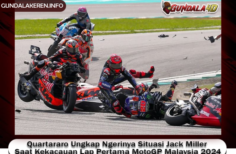 Quartararo Ungkap Ngerinya Situasi Jack Miller Saat Kekacauan Lap Pertama MotoGP Malaysia 2024