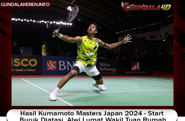 Hasil Kumamoto Masters Japan 2024 – Start Buruk Diatasi, Alwi Lumat Wakil Tuan Rumah