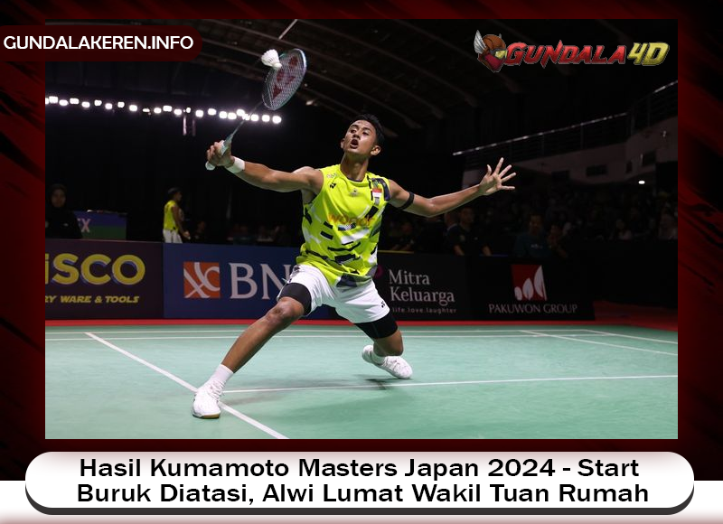 Tunggal putra Indonesia, Alwi Farhan memetik kemenangan di tahap awal kualifikasi Kumamoto Masters Japan 2024.