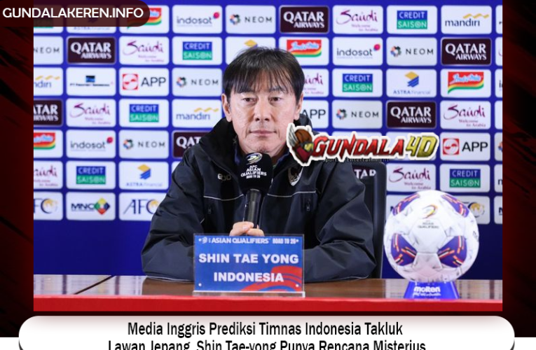 Media Inggris Prediksi Timnas Indonesia Takluk Lawan Jepang, Shin Tae-yong Punya Rencana Misterius