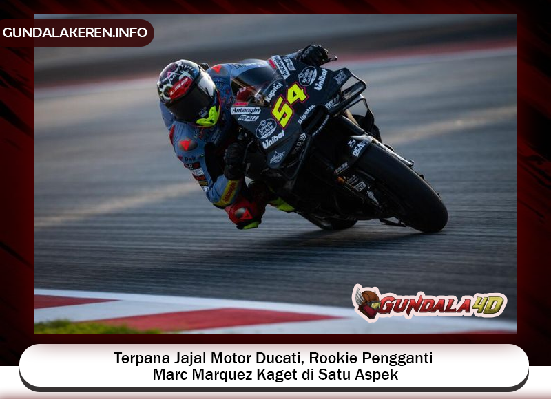 Pembalap debutan MotoGP 2025, Fermin Aldeguer terpana dengan motor Ducati Desmosedici GP24 yang dia uji pada Tes MotoGP Barcelona 2024