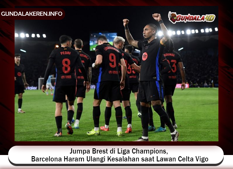 Pelatih Barcelona, Hansi Flick, mewanti-wanti anak asuhnya agar tak mengulangi kesalahan saat menghadapi Brest di Liga Champions