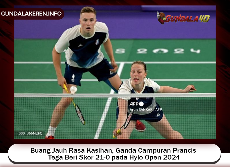 Skor sadis mewarnai rangkaian babak pertama Hylo Open 2024 yang dilakukan oleh pasangan ganda campuran Prancis, Thom Gicquel/Delphine Delrue