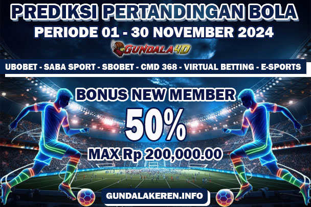 PREDIKSI PERTANDINGAN BOLA 02 NOVEMBER