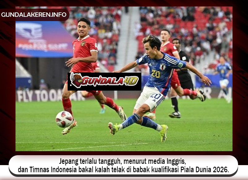 Jepang terlalu tangguh, menurut media Inggris, dan Timnas Indonesia bakal kalah telak di babak kualifikasi Piala Dunia 2026