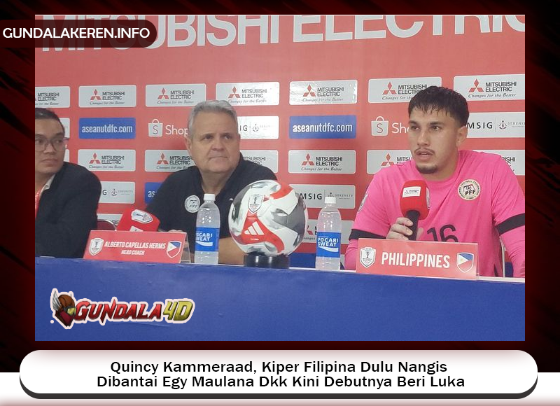 Kiper Filipina Quincy Kammeraad dulu pernah dibantai oleh timnas U-19 Indonesia di AFF U-19 2017 hingga dirinya menangis