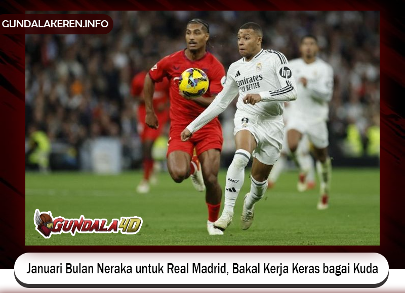 Di tengah upaya memburu gelar juara, Real Madrid dihadang oleh bulan neraka.Aktivitas Real Madrid sedang setop untuk sementara waktu karena