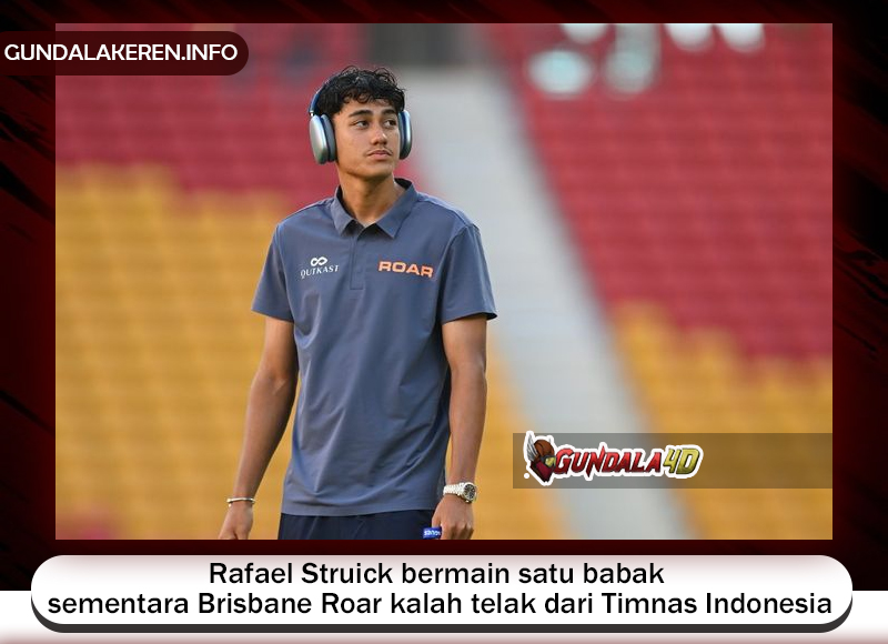 Pada Piala ASEAN 2024, Rafael Struick bermain satu babak sementara Brisbane Roar kalah telak dari Timnas Indonesia.