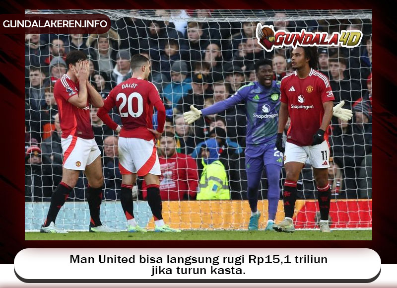 Man United bisa langsung rugi Rp15,1 triliun jika turun kasta